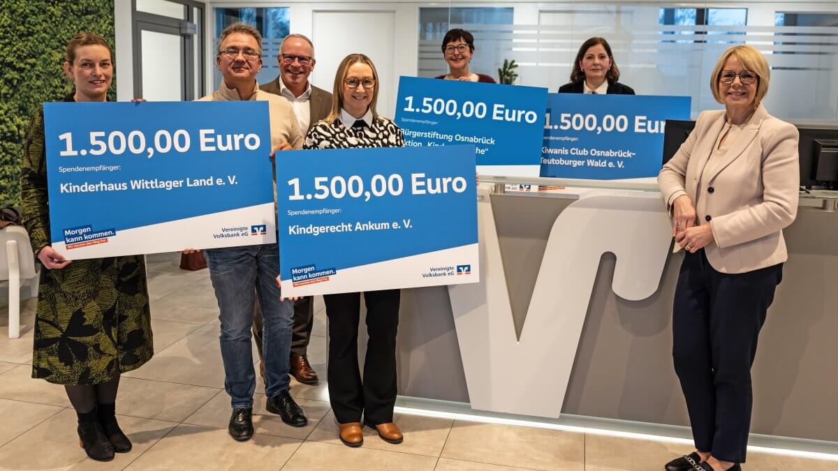 Weihnachtsspende Volksbank