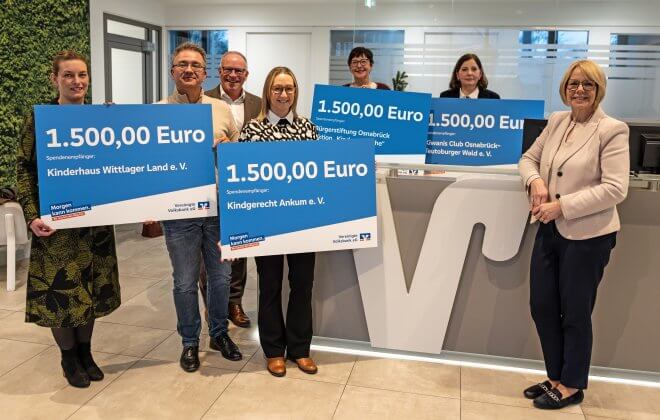 Weihnachtsspende Volksbank