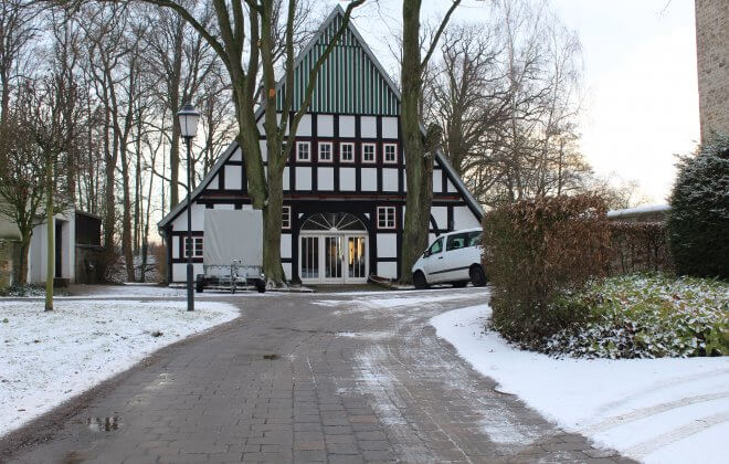 Das Heuerhaus im Winter